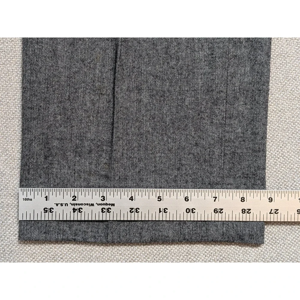 Banana Republic Men's Gray 33x34 Classic Fit Flat Front 100% Cotton Dress Pants